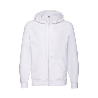 Толстовка без начеса "Lightweight Hooded Sweat", белый