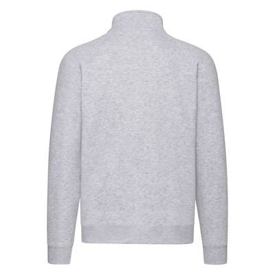 Толстовка "Sweat Jacket", серо-лиловый_M, 70% х/б, 30% п/э, 280 г/м2, серый меланж