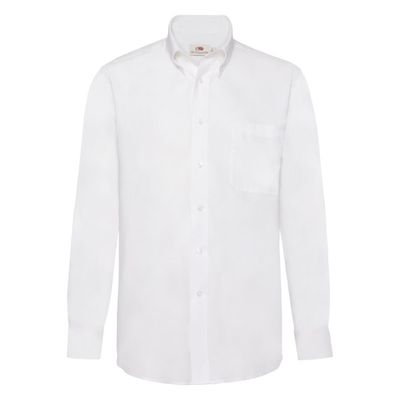 Рубашка мужская LONG SLEEVE OXFORD SHIRT 130, белый