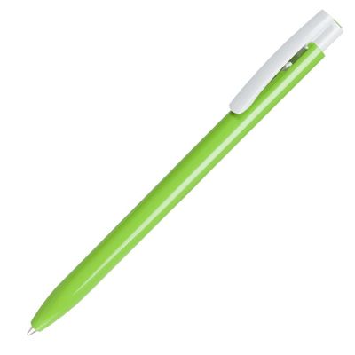 ELLE, ручка шариковая,  пластик, светло-зеленый, серый