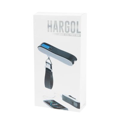 Универсальный аккумулятор "Hargol" (2200mAh) с багажными весами, 14,3х22,5х3,3 см,пластик, шт, белый