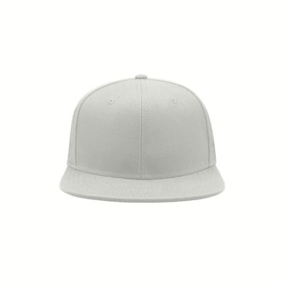 Бейсболка "SNAP BACK", 6 клиньев, пластик.застежка, белый, 100% п/э,100% х/б, 400 гр/м2, белый