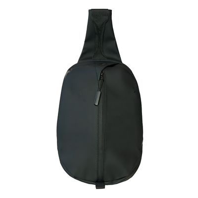 Сумка на плечо  водостойкая "Sling", чёрный, 33 х 18 х11 см, 100%  полиуретан, черный