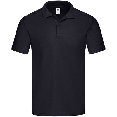 Поло мужское "Original Polo", черный_3XL, 100% хлопок, 185 г/м², черный