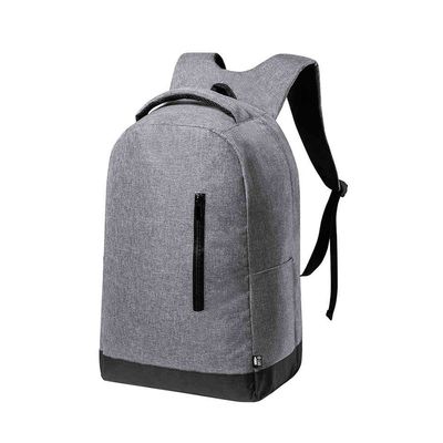 Рюкзак BULMAN, серый, 47 x 35 x 15  см, 100% переработанный полиэстер 600D, серый меланж
