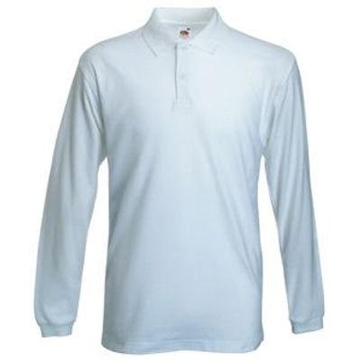 Поло "Long Sleeve Polo", белый