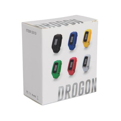 Часы наручные DROGON, черный, силиконовый ремешок, черный