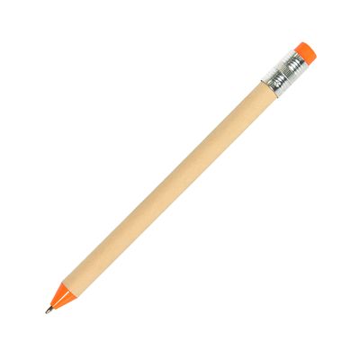 Ручка шариковая N12, рециклированный картон, оранжевый
