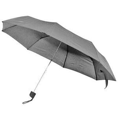Зонт складной, механический, серый