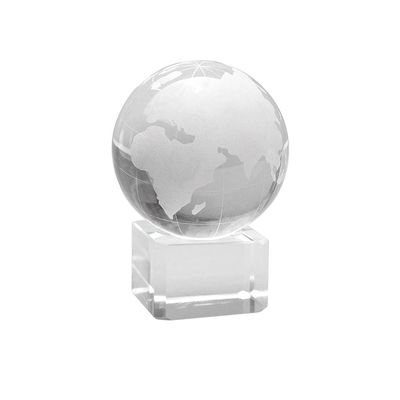 Стела WORLD в подарочной коробке, 6x10x6см, стекло, прозрачный