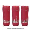 Термостакан "Монтана" 400 мл, покрытие soft touch, красный