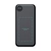 Зарядное устройство "Форт" 10000 mAh с подсветкой логотипа, встроенными кабелями и цифровым индикатором заряда, черный