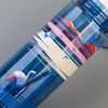 Бутылка для воды "Vita" 600 мл, синий с белым