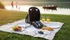 Набор для пикника "Австрия" на 2 персоны, серый с черным