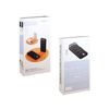 Зарядное устройство "Phantom" 10000 mAh с 4мя встроенными кабелями и цифровым индикатором заряда, белый