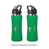 Бутылка для воды "Индиана" 600 мл, покрытие soft touch, зеленый