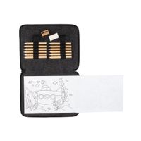 Набор для рисования "Эскиз" , черный с серым