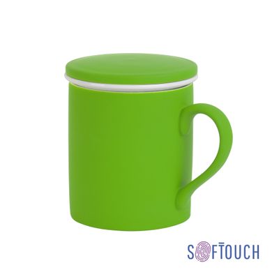 Кружка "Jungle", покрытие soft touch, зеленое яблоко