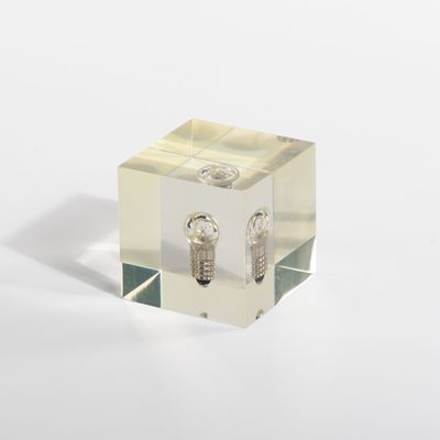 Пресс-папье "Лампочка", прозрачный