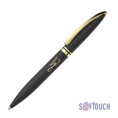 Ручка шариковая "Rocket", черный с золотом