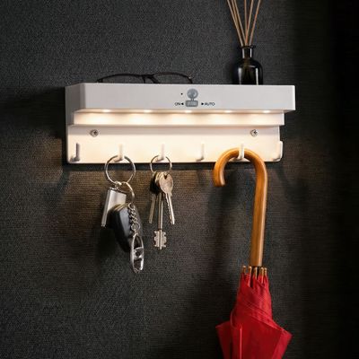 Ключница "KeyHub" с подсветкой, белый