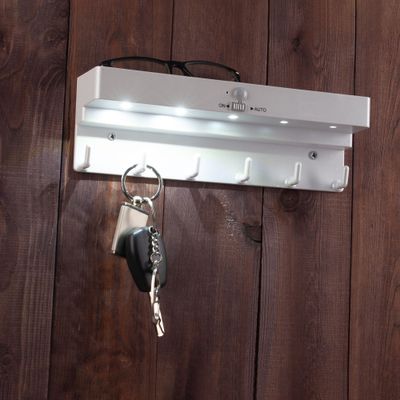 Ключница "KeyHub" с подсветкой, белый