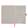 Ежедневник Alpha недатированный, красный/серый