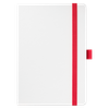 Ежедневник Arctic недатированный, белый/красный