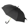 Зонт-трость Quantum, черный/салатовый