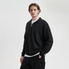 Толстовка на молнии унисекс FLOW, черная, размер XS/S