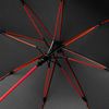 Зонт-трость Quantum, черный/красный