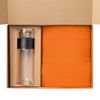 Подарочный набор Terso, Cella, оранжевый (плед, термобутылка)