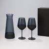 Подарочный набор декантер + 2 бокала для вина Black Edition в черной коробке