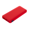 Внешний аккумулятор с подсветкой Ancor Plus 10000 mAh, красный