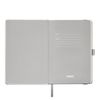 Ежедневник Alpha недатированный, серебро/серый