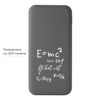 Внешний аккумулятор с подсветкой Люче (Luce) 10000 mAh, серый
