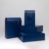 Подарочная коробка-трансформер большая, синяя