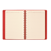 Ежедневник Vista недатированный, черный/красный