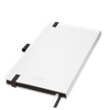 Ежедневник Arctic недатированный, белый/черный