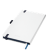 Ежедневник Arctic недатированный, белый/синий