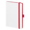 Ежедневник Arctic недатированный, белый/красный