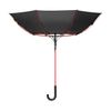 Зонт-трость Quantum, черный/красный