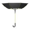 Зонт-трость Quantum, черный/салатовый