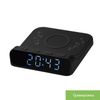 Зарядная станция с часами 15W Ригель (Rigel), черная
