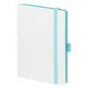 Ежедневник Arctic недатированный, белый/бирюзовый