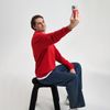 Внешний аккумулятор Largo PD 5000mAh с функцией беспроводной зарядки 15W, красный