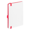 Ежедневник Arctic недатированный, белый/красный