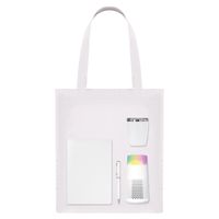 Подарочный набор Welcome Pack Galaxy, белый  (термокружка, очиститель воздуха, ежедневник, ручка, шоппер)