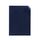 Чехол для паспорта PURE 140*100 мм., застежка на кнопке, натуральная кожа (гладкая), синий