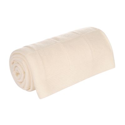 Плед Male вязаный, 160*90 см, бежевый (без  подарочной коробки)